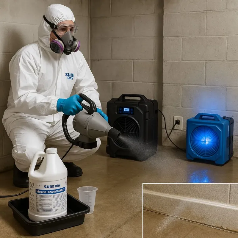 Sanitization and Odor Removal process in Crown Point, IN